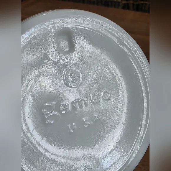 Vintage Gemco CorningWare Pyrex Crazy Daisy Spring Blossom Vinegar Cruet Bottle - Picture 3 of 3